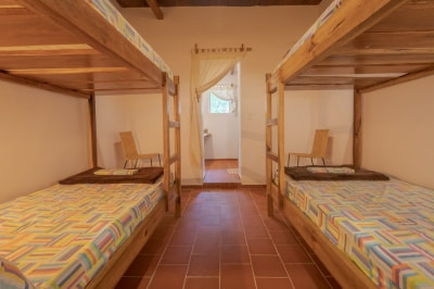 Dormitorio Candelaria Mundo Nuevo Eco Lodge Minca Colombia